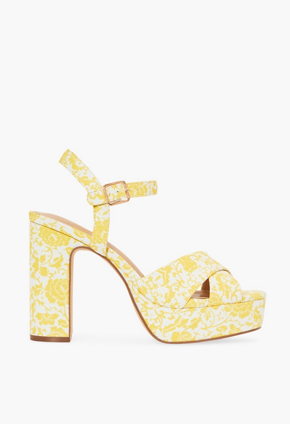 Tina Crossover Platform Sandal | JustFab