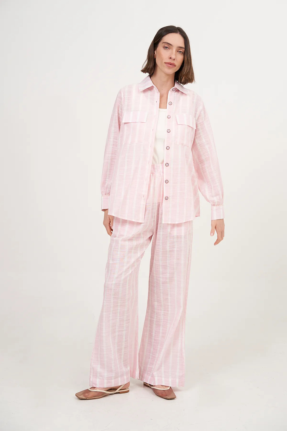 Calca Elastico Brisa Rosa Missinclof - Rosa - Gallerist | Moda Autoral e Contemporânea | Gallerist (BR)