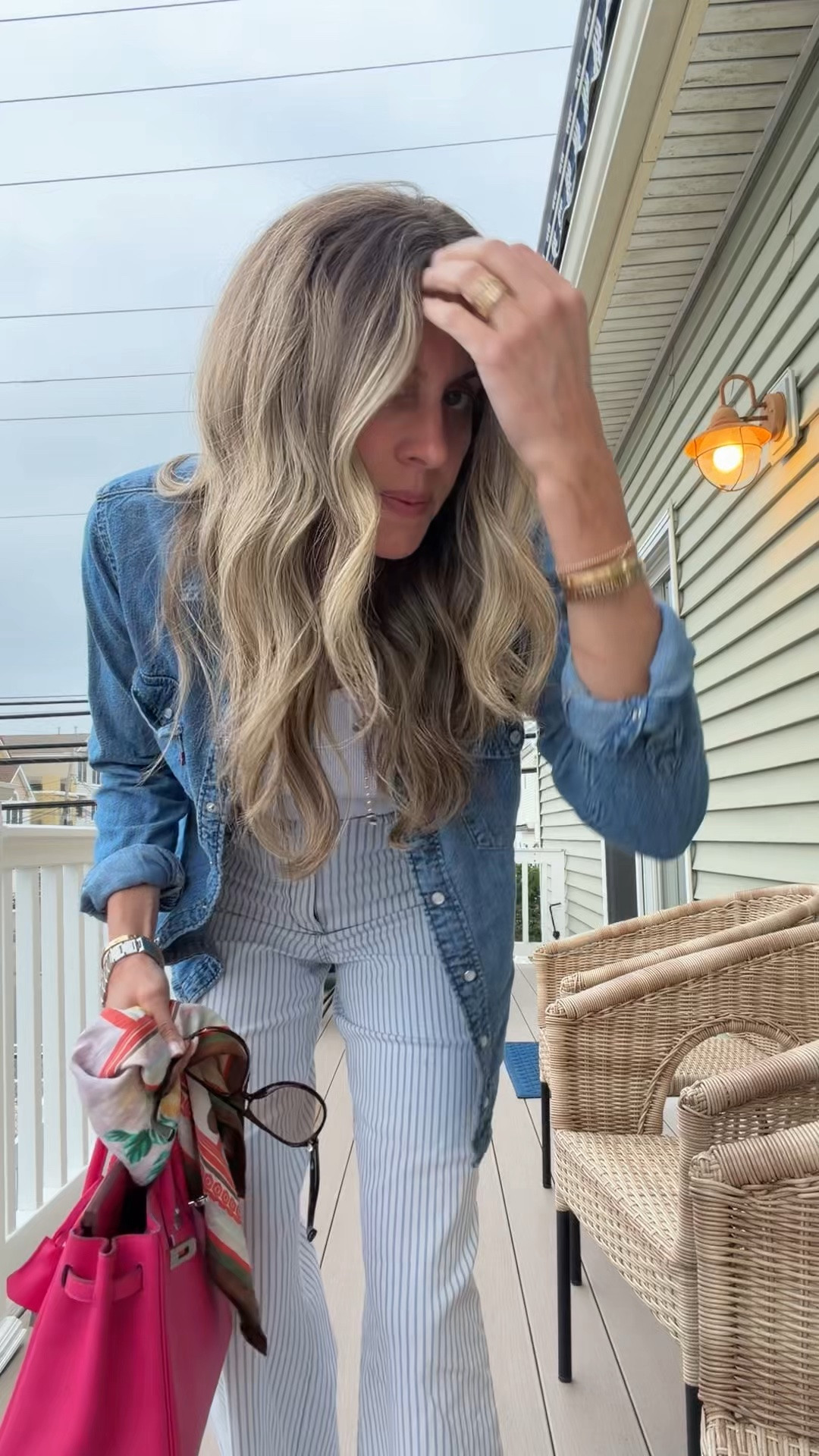 Do you like striped pants as much as I do?

#LTKgrwm #LTKootd #LTKOver40