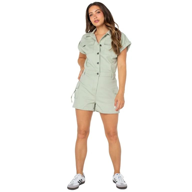 Celebrity Pink Juniors Cargo Romper | Walmart (US)