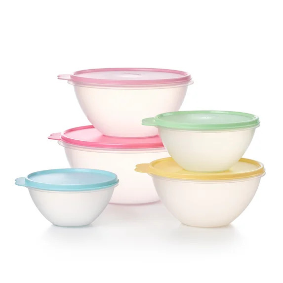 Tupperware Wonderlier Plastic Food Storage Container Set with Lids (5 Count) | Walmart (US)