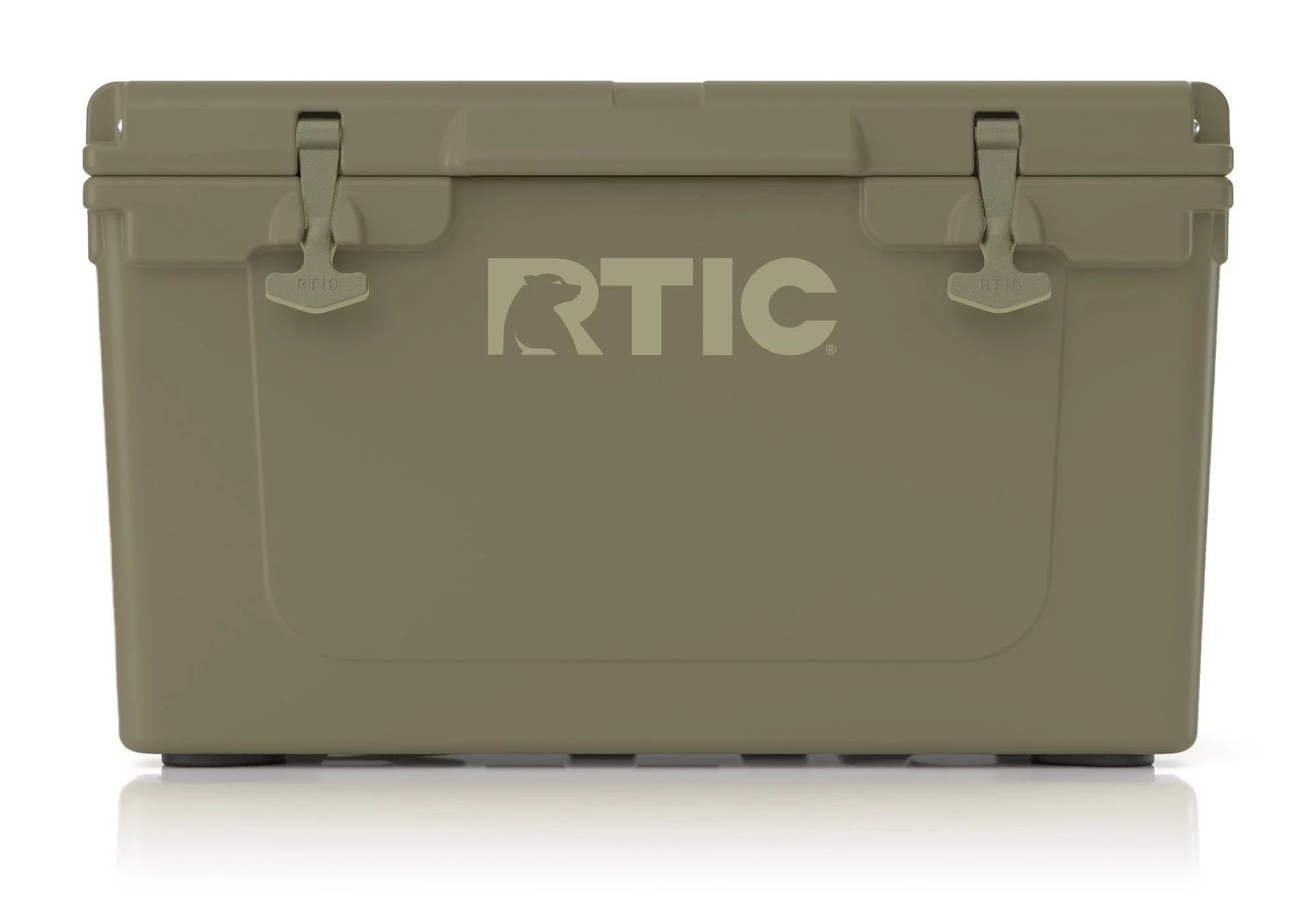 RTIC 45 QT Ultra-Tough Rotomolded Hard-Sided Ice Chest Cooler, Olive, Fits 58 Cans | Walmart (US)