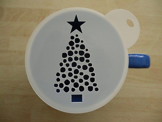 Unique Bespoke New 100mm Dotty Christmas Tree Craft and Coffee | Etsy | Etsy (US)