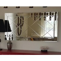 Art Deco Mirror For Living Room, Console Mirror, Wall Decor, Home Decor Dresser Large | Etsy (US)