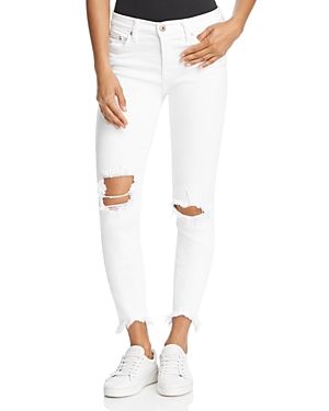 Pistola Audrey Distressed Skinny Jeans in White Water | Bloomingdale's (US)