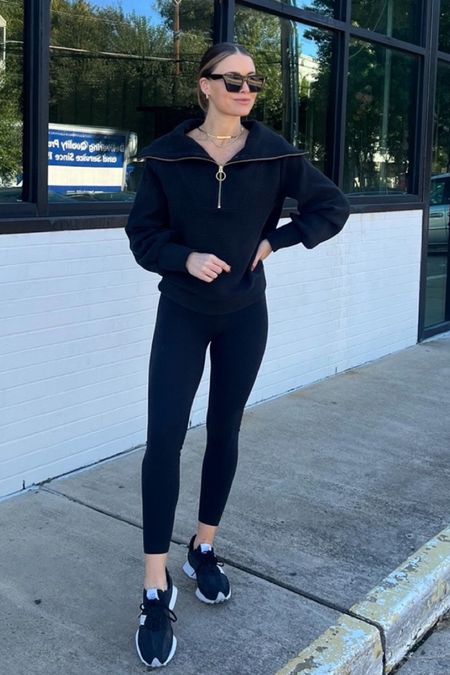 Small pullover and 2 leggings 
Varley, varley pullover, varley vine pullover, athleisure, activewear, black leggings, Lululemon leggings, align leggings

#LTKfit #LTKstyletip