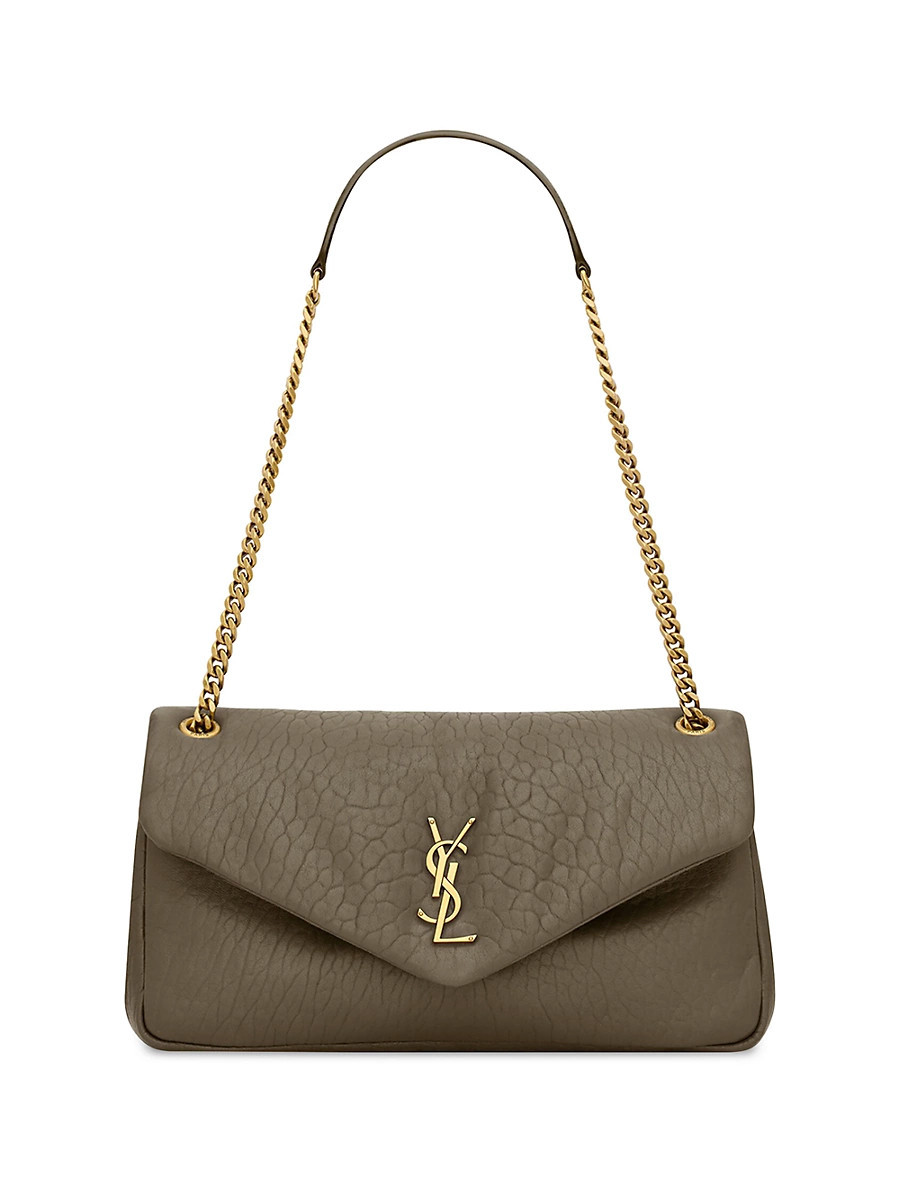 Women's Calypso Medium Shoulder Bag in Grained Lambskin - Light Musk | Saks Fifth Avenue