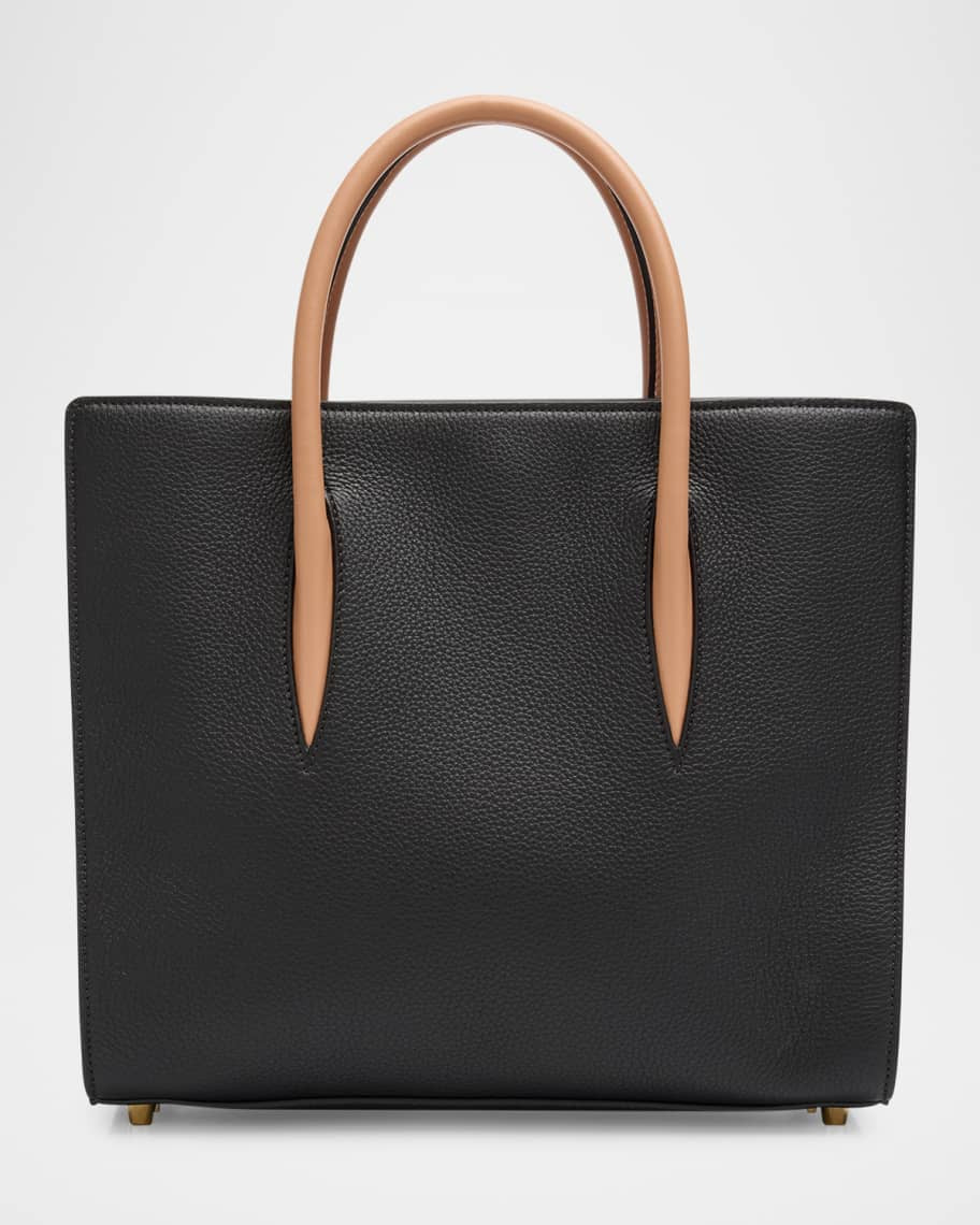 Christian Louboutin Paloma Medium Leopard-Print Leather Top-Handle Bag | Neiman Marcus