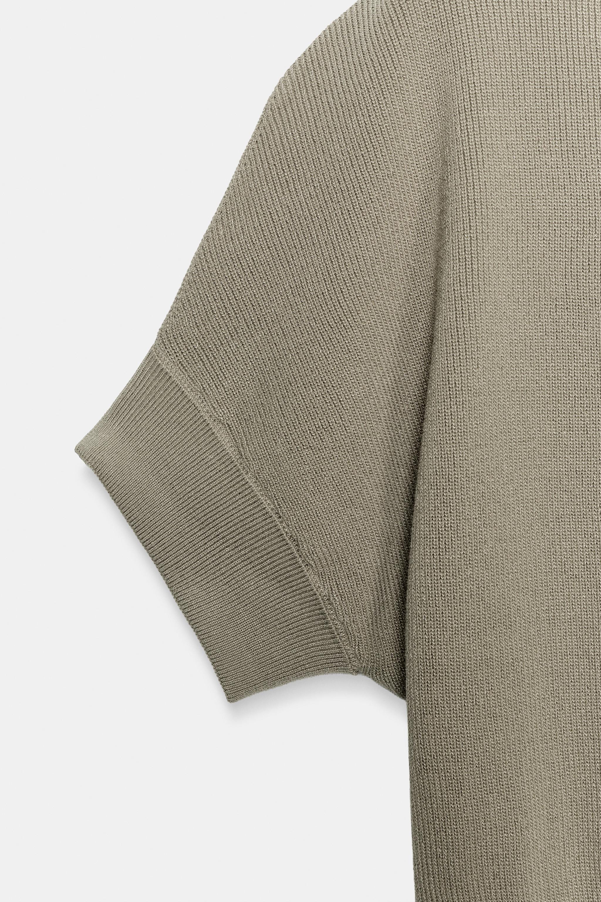 FITTED WAIST KNIT TOP | Zara UK