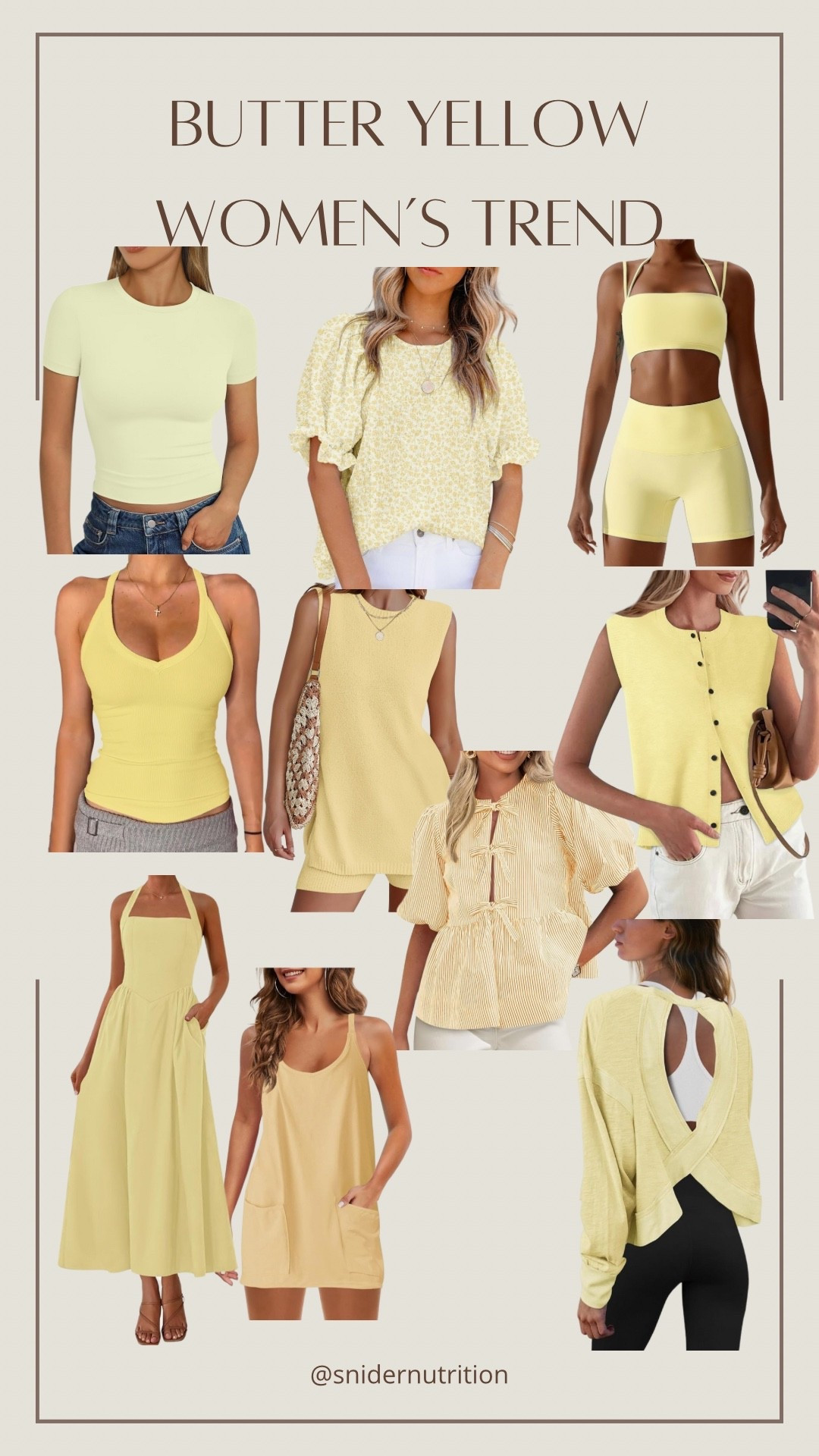 Butter yellow trend - women’s fashion.


Women’s fashion, women’s tops, women’s butter yellow, women’s tank top, women’s blouses, women’s dresses, women’s workout set

#LTKFindsUnder50 #LTKFindsUnder100 #LTKStyleTip