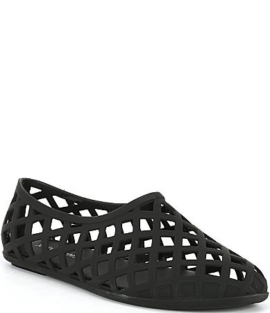 Jeffrey Campbell Jellz Matte Jelly Slip On Flats - 9 | Dillard's