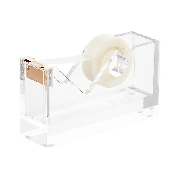 Russell + Hazel Acrylic Tape Dispenser | The Container Store