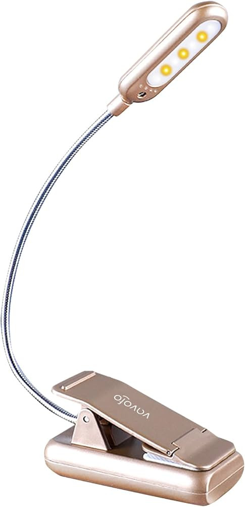 VAVOFO Rechargeable Book Light for Reading in Bed Kids, 7 LED Reading Light with 9-Level Warm Coo... | Amazon (US)