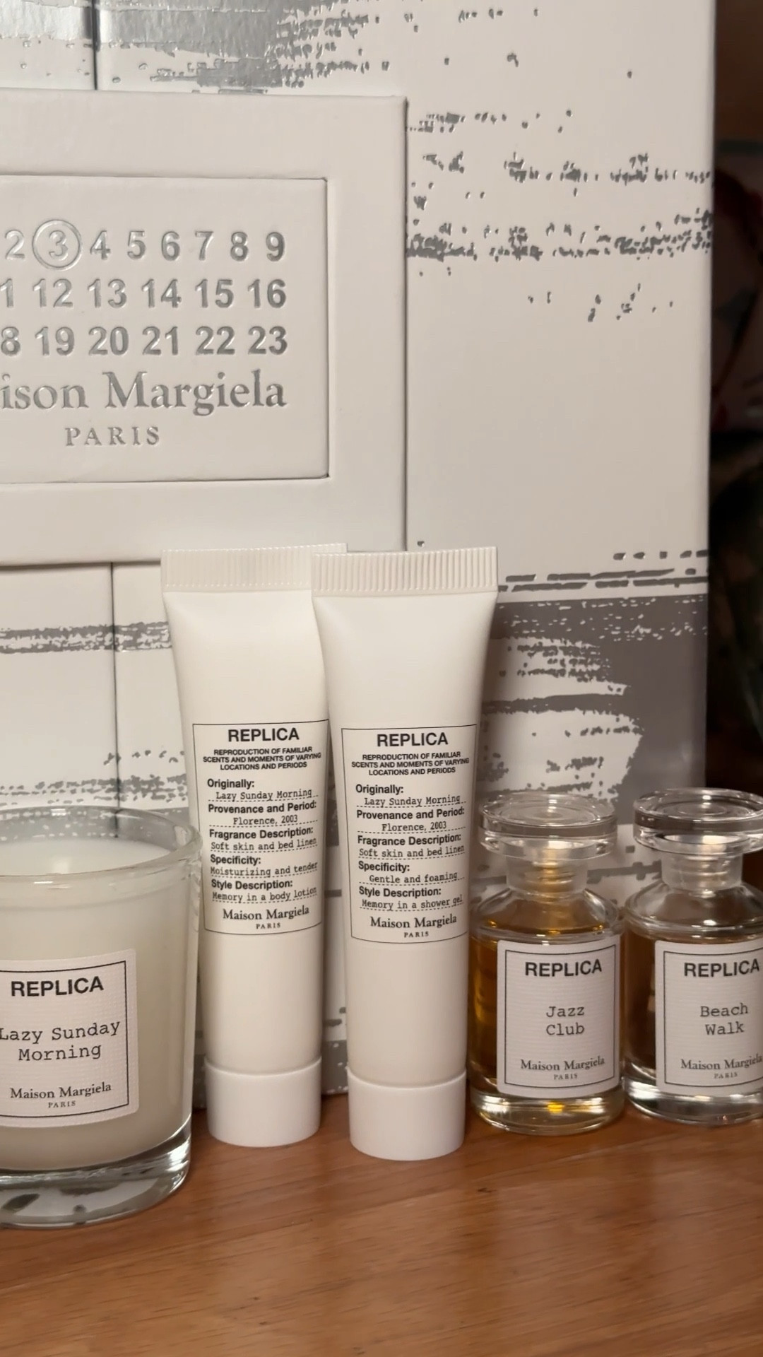 The Maison Margiela fragrance advent calendar is here! With two mini fragrances, a body lotion and body wash, two mini candles and one small eau du parfum this is a great gift for anyone who loves the brand’s luxe scents  

#LTKSeasonal #LTKGiftGuide #LTKHoliday