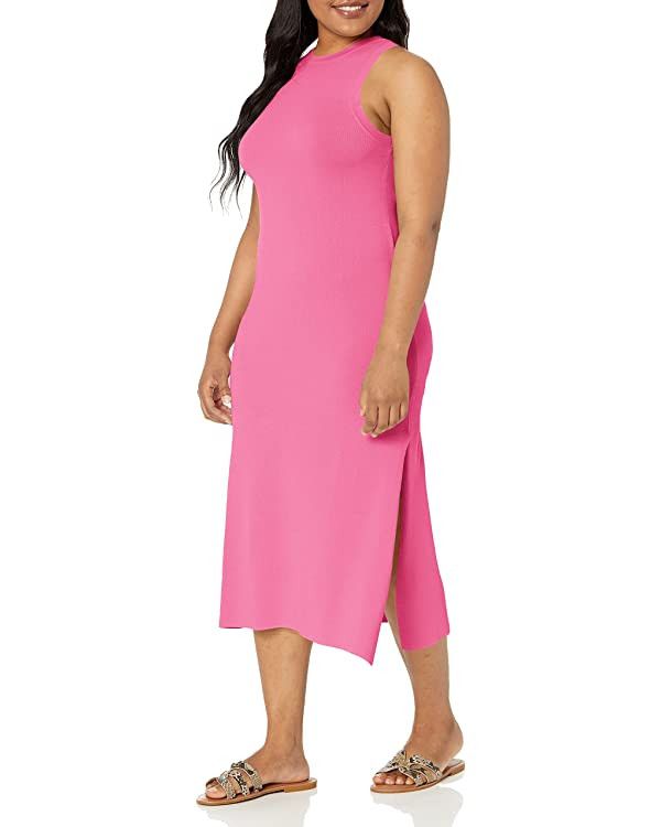 The Drop Women's Gabriela High Neck A-Line Side Slit Maxi Dress | Amazon (DE)