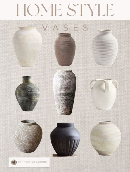 Organic modern vases to refresh your home 

#LTKSeasonal #LTKhome #LTKstyletip