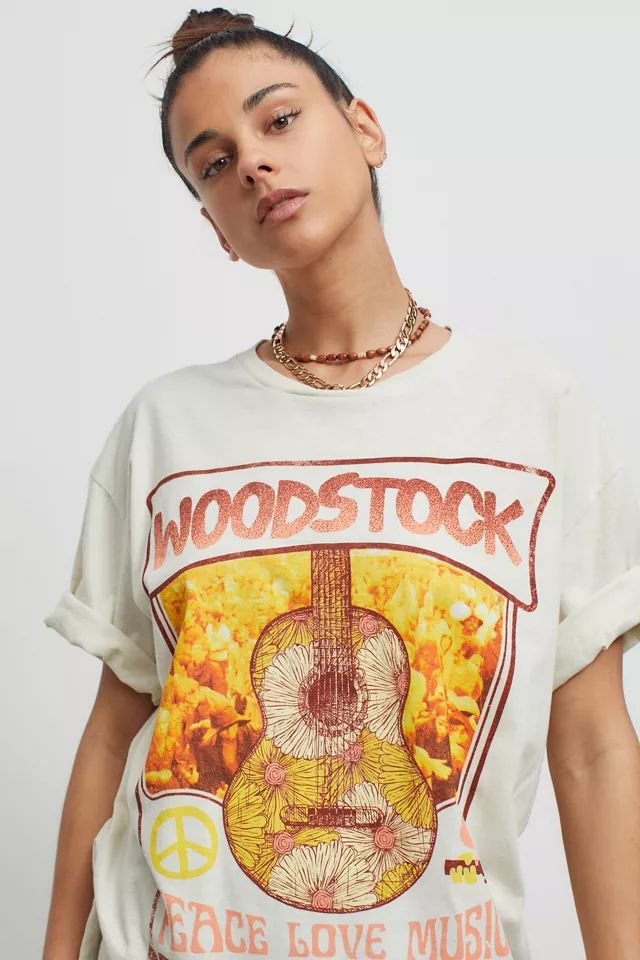 Woodstock Graphic T-Shirt Dress | Urban Outfitters (US and RoW)