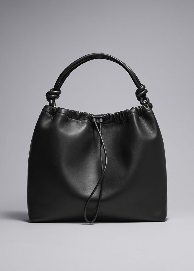 Knotted Leather Tote Bag | & Other Stories US
