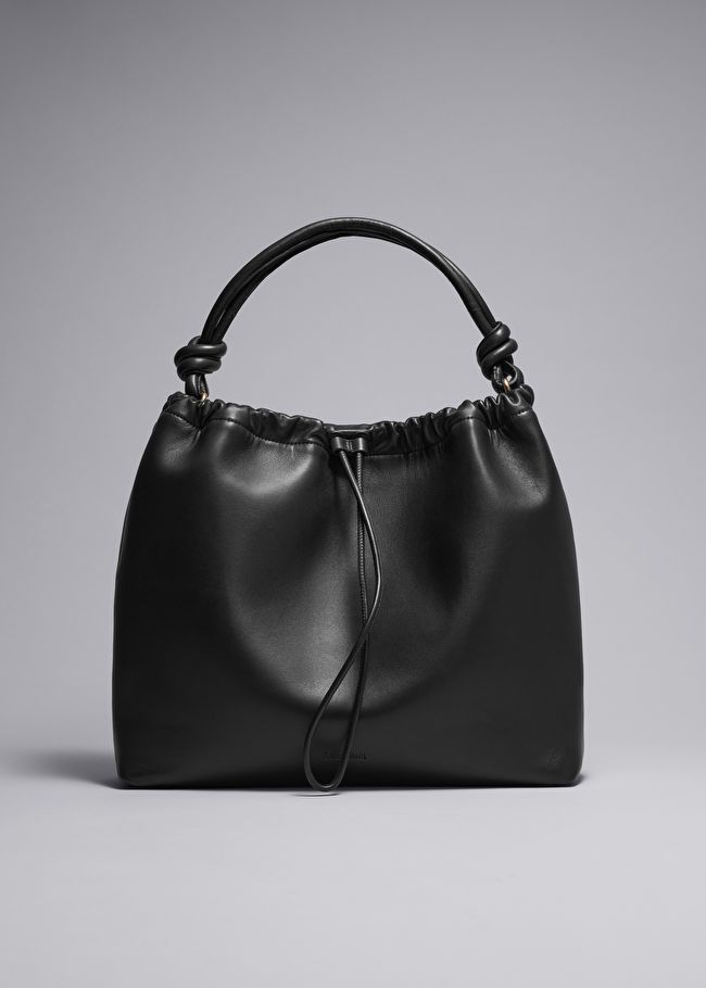 Knotted Leather Tote Bag | & Other Stories US