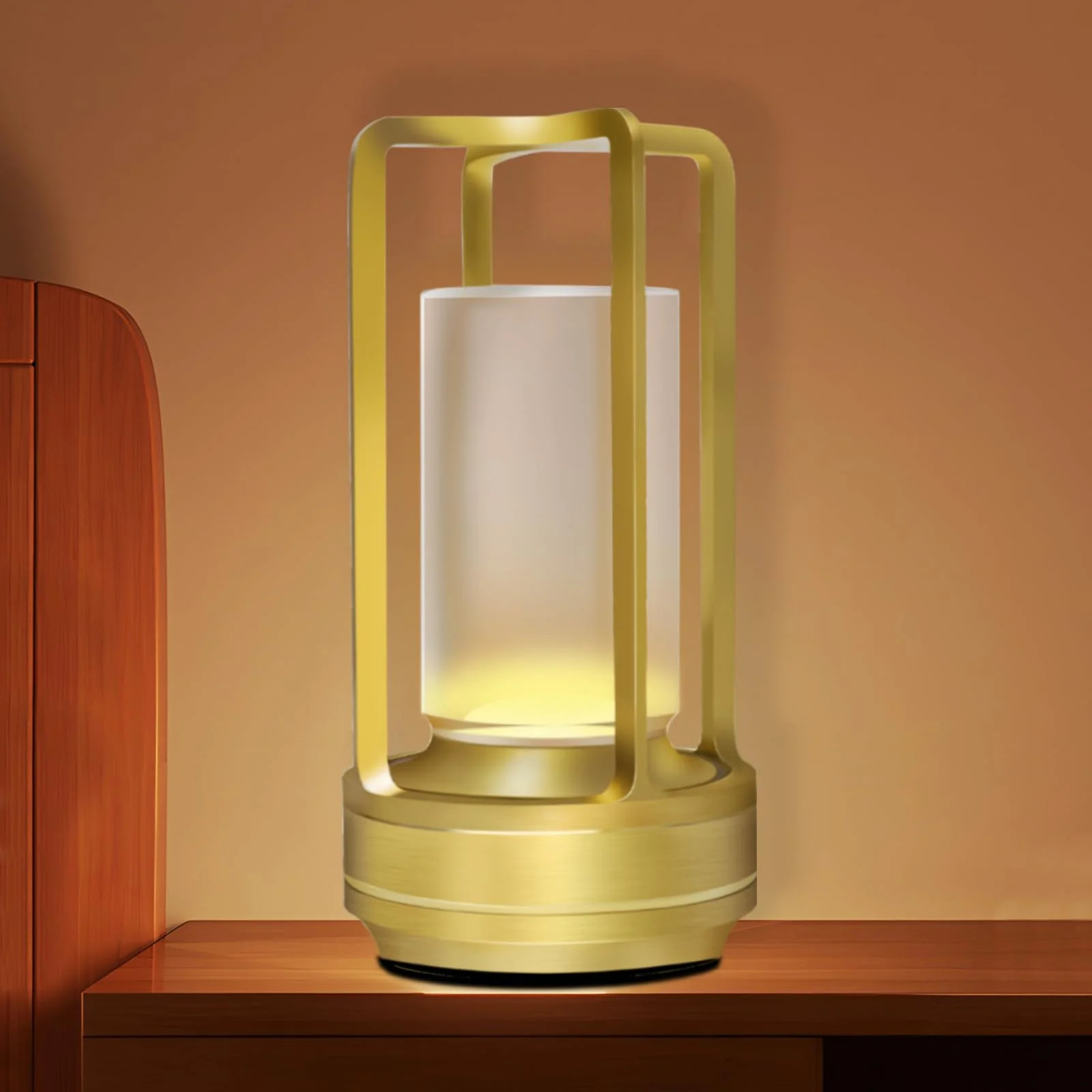 CHIVENIDO Lumisom Crystal Lantern Lamp, Cordless Table Lamp, Portable Rechargeable Table Lamp Cor... | Walmart (US)