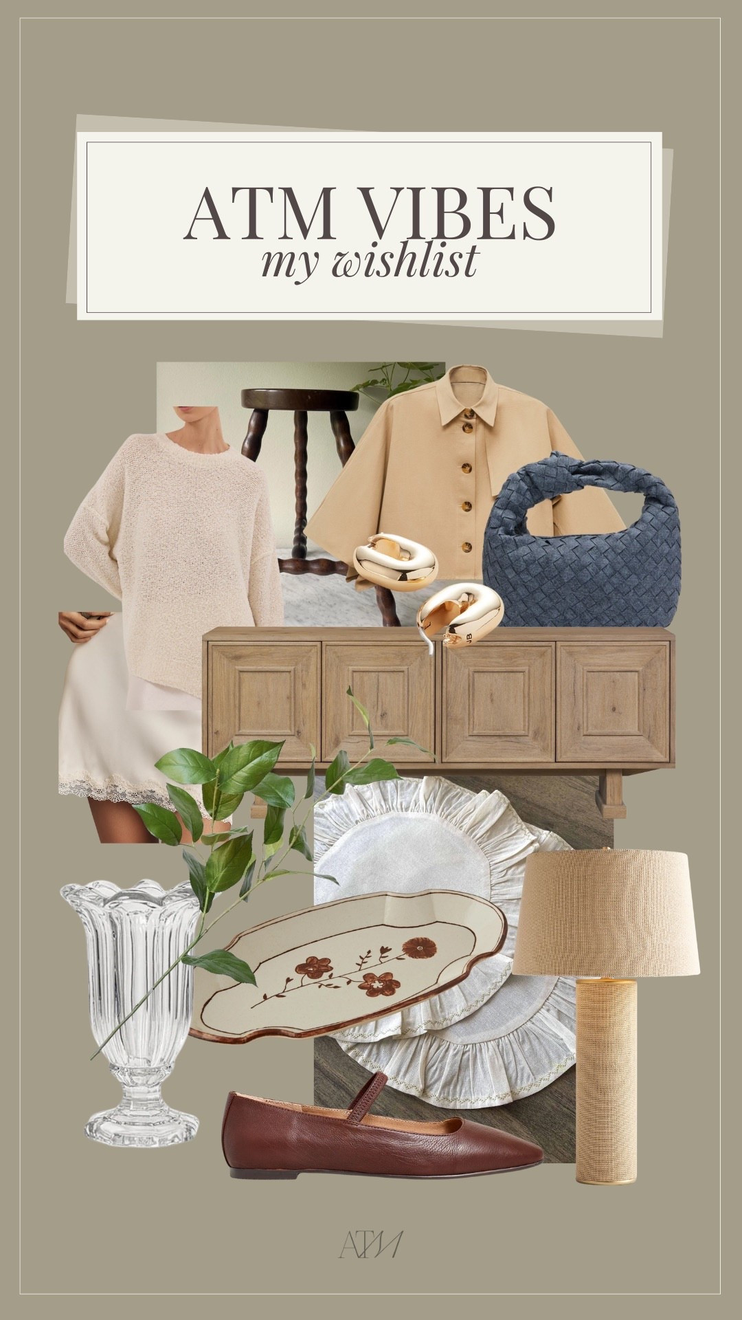 ATM Vibes - My Wishlist!

home finds, cottage core, neutral home decor, fashion finds, summer fashion, summer home 

#LTKStyleTip #LTKSeasonal #LTKHome