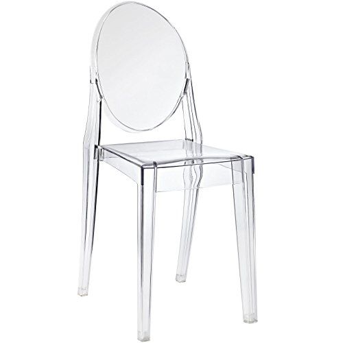 Modway Casper Modern Acrylic Dining Side Chair in Clear | Amazon (US)