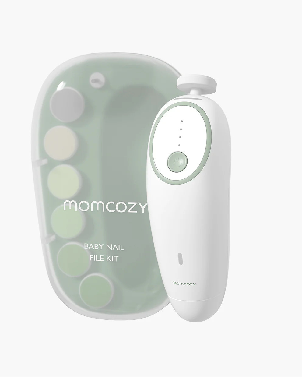 Momcozy Electric Baby Nail File: LED Light & Low Noise | Momcozy US