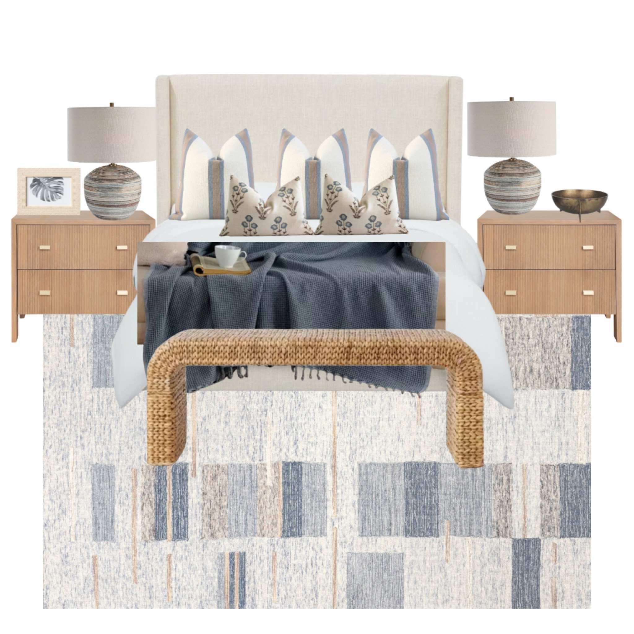 • Coastal | Serene | Cottage •
Bedroom Inspiration
>>pillows, table lamps, bench, throw blanket, frame, decor<<

#LTKFamily #LTKStyleTip #LTKHome