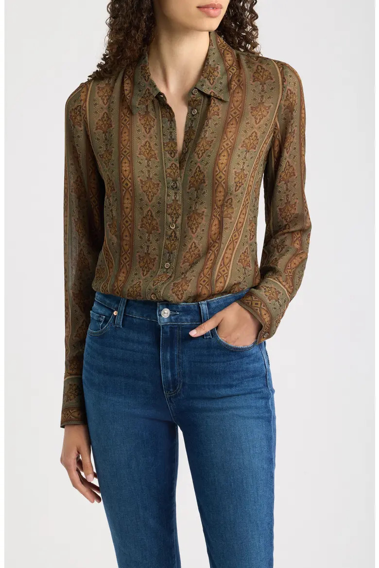 Desano Paisley Button-Up Shirt (Women) | Nordstrom | Nordstrom