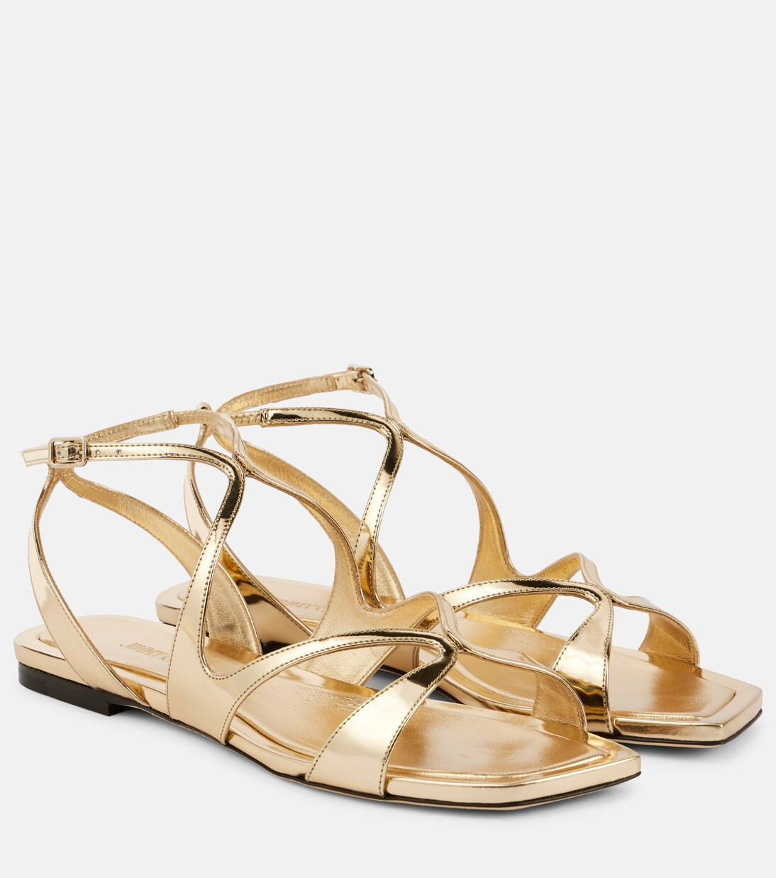 Ayla metallic leather sandals | Mytheresa (US/CA)