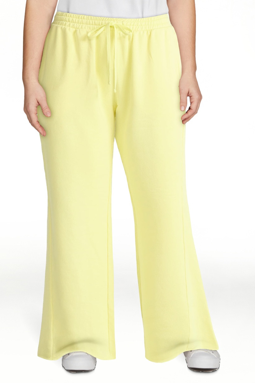 Scoop Women’s Mineral Washed Fleece Flare Leg Sweatpants, Sizes XS-XXL | Walmart (US)