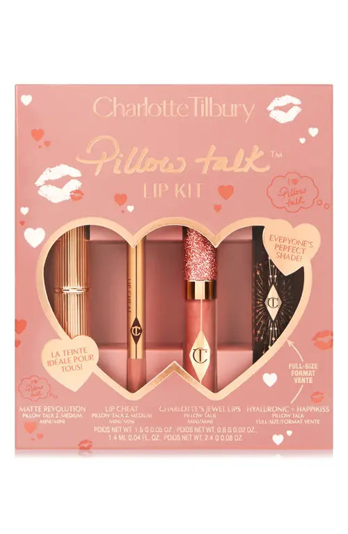 Charlotte Tilbury Pillow Talk Lip Wardrobe (Limited Edition) $74 Value at Nordstrom | Nordstrom