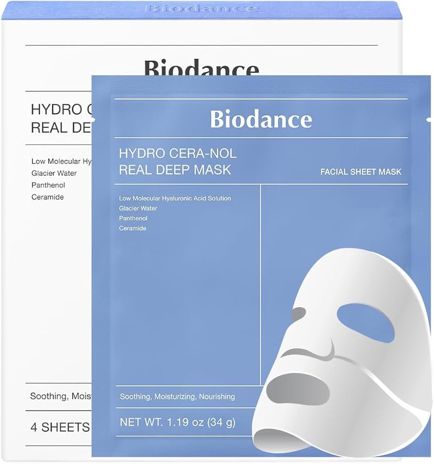 BIODANCE Hydro Cera-nol Real Deep Mask, Overnight Hydrogel Mask, Soothing, Moisturizing, Nourishi... | Amazon (US)