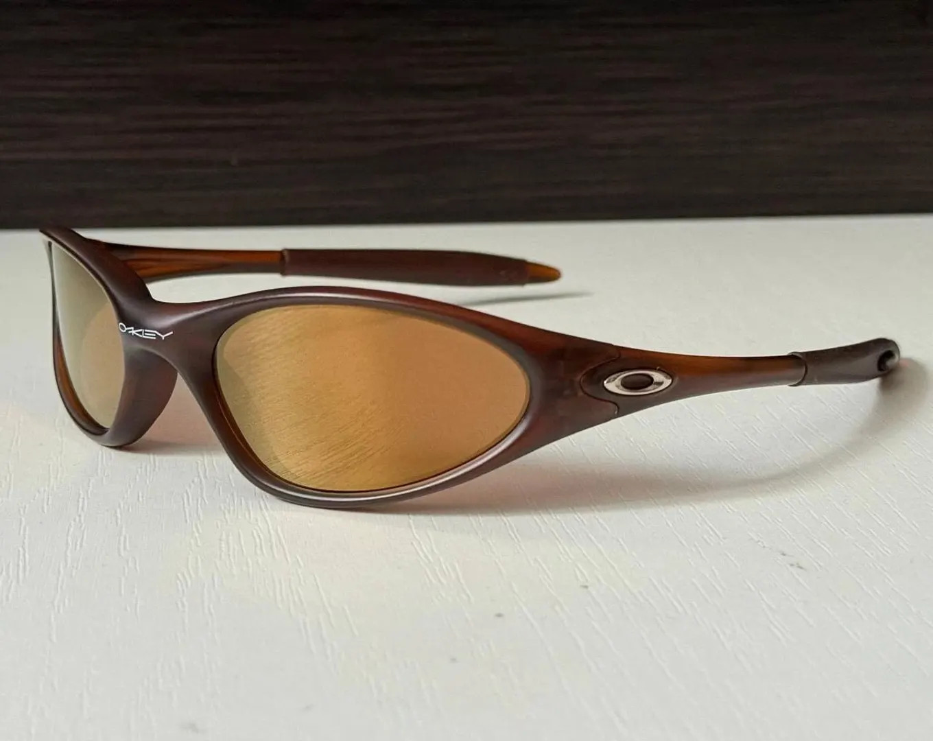 Oakley Minute 1.0 Brown Sunglasses Brown lenses Gorpcore Outdoor Vintage Y2K plate splice | Etsy (Global)
