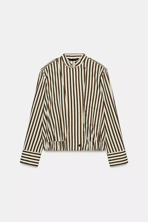 ZW COLLECTION STRIPED SHIRT | Zara US