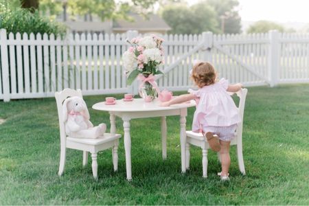 Tea party, kids table, pottery barn kids dupe, Walmart find, Amazon find, white kids table, white kids chairs, toddler birthday party

#LTKkids #LTKparties #LTKhome