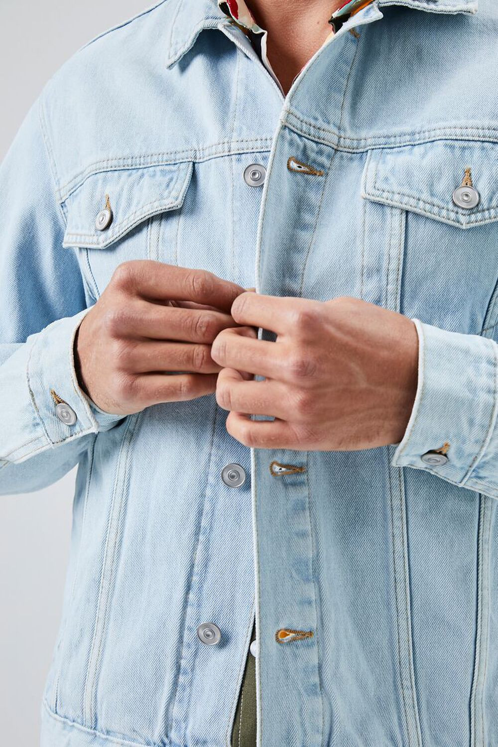 Denim Button-Up Jacket | Forever 21 (US)