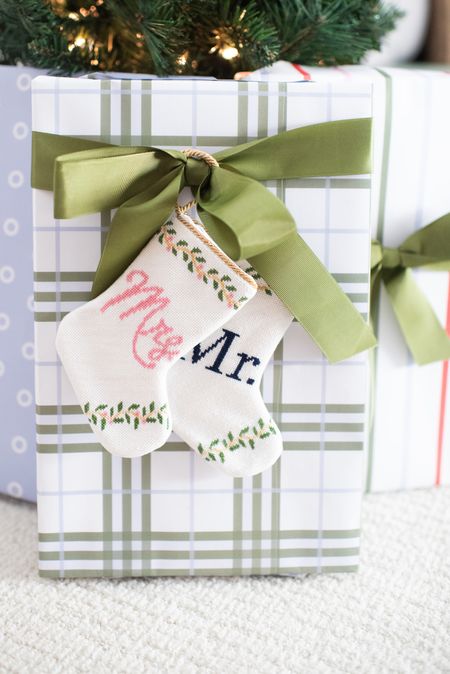 Mr. and Mrs. Bauble stockings!
Joy creative shop x do say give gift wrap

#LTKHoliday #LTKGiftGuide