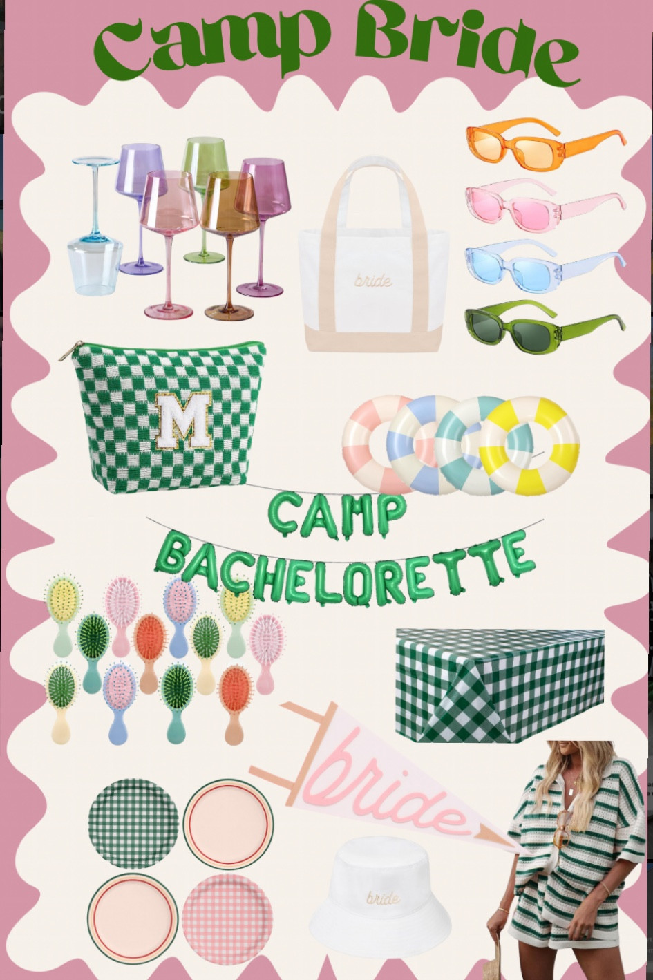 CAMP BRIDE Amazon Bachelorette Party Must Haves!! 🌲💓🫶🏻🎀

#LTKWedding #LTKParties