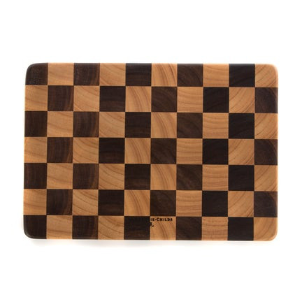 Sterling Check Glass Cutting Boards, Set of 2 | MacKenzie-Childs