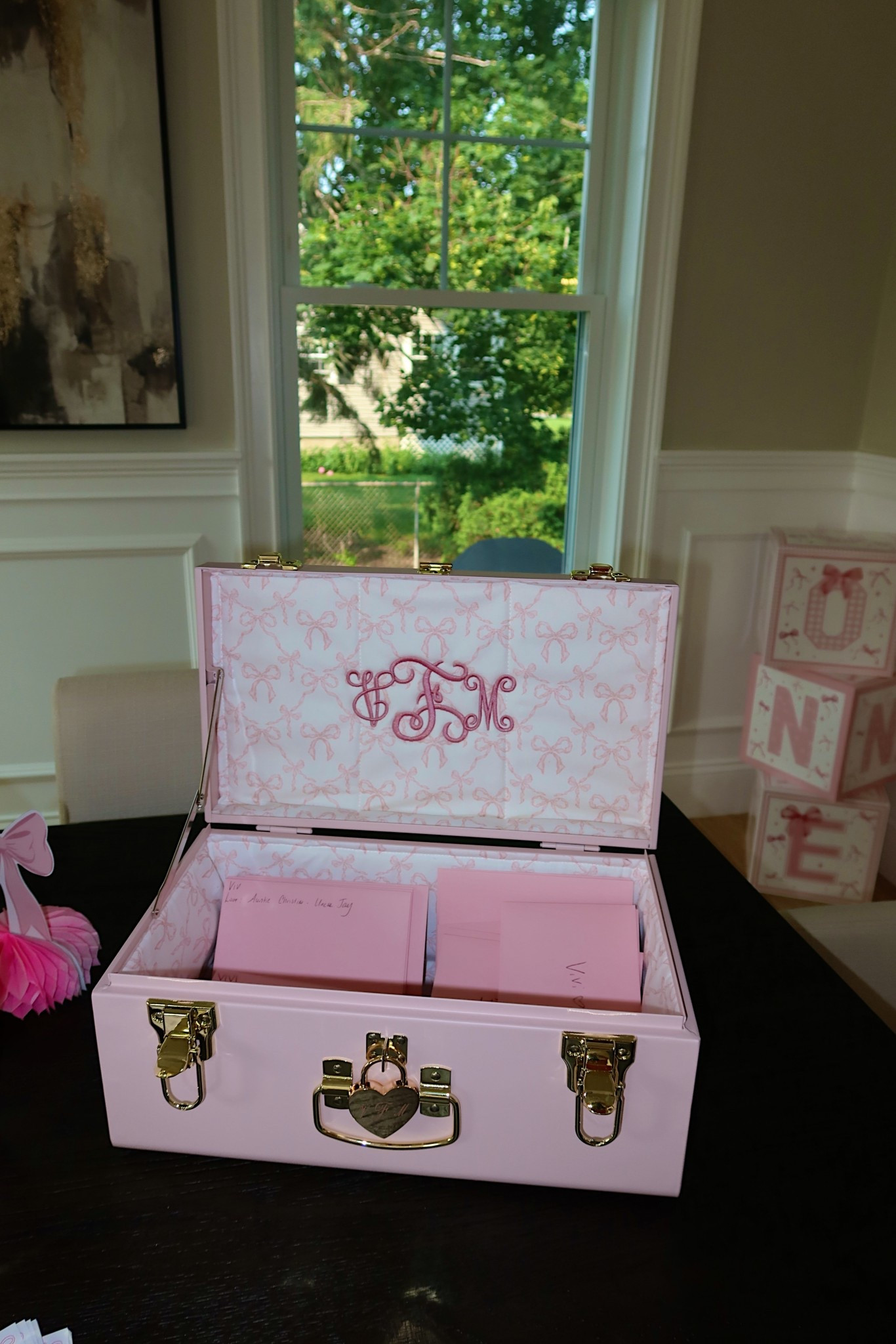 We did a time capsule box idea and used this trunk to put the letters in!

#LTKFamily #LTKParties #LTKBaby