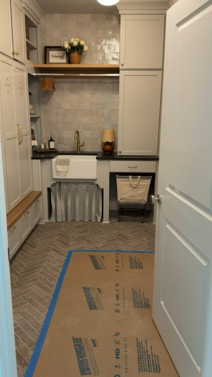 Our laundry room renovation came together so well 😍 I absolutely love the floor, plus all of the other new additions. All from @Wayfair #ad #wayfairpartner

#LTKHome