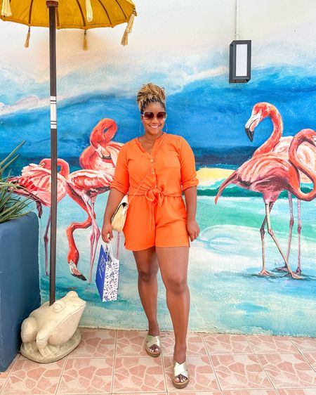 Love the versatility of this set! 🧡 I wore either the shorts or top with other pieces on this trip as well. It’s TTS - wearing a L and comes in other colors too! #FoundItOnAmazon

#LTKSeasonal #LTKTravel #LTKFindsUnder50