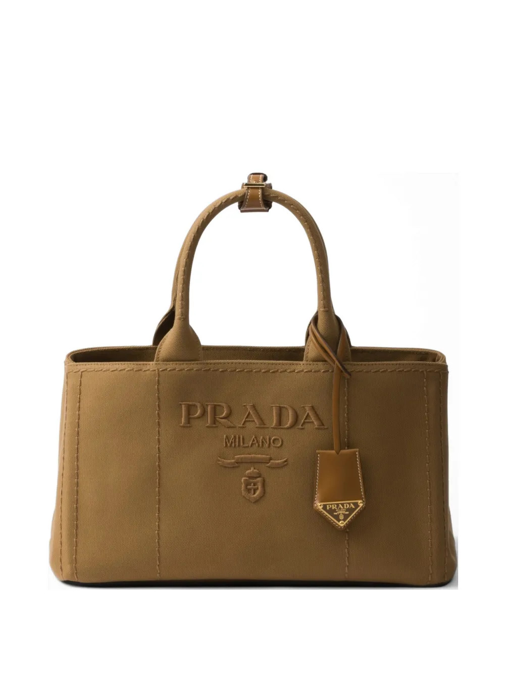 Prada large Jardinière tote bag - Brown | Farfetch Global