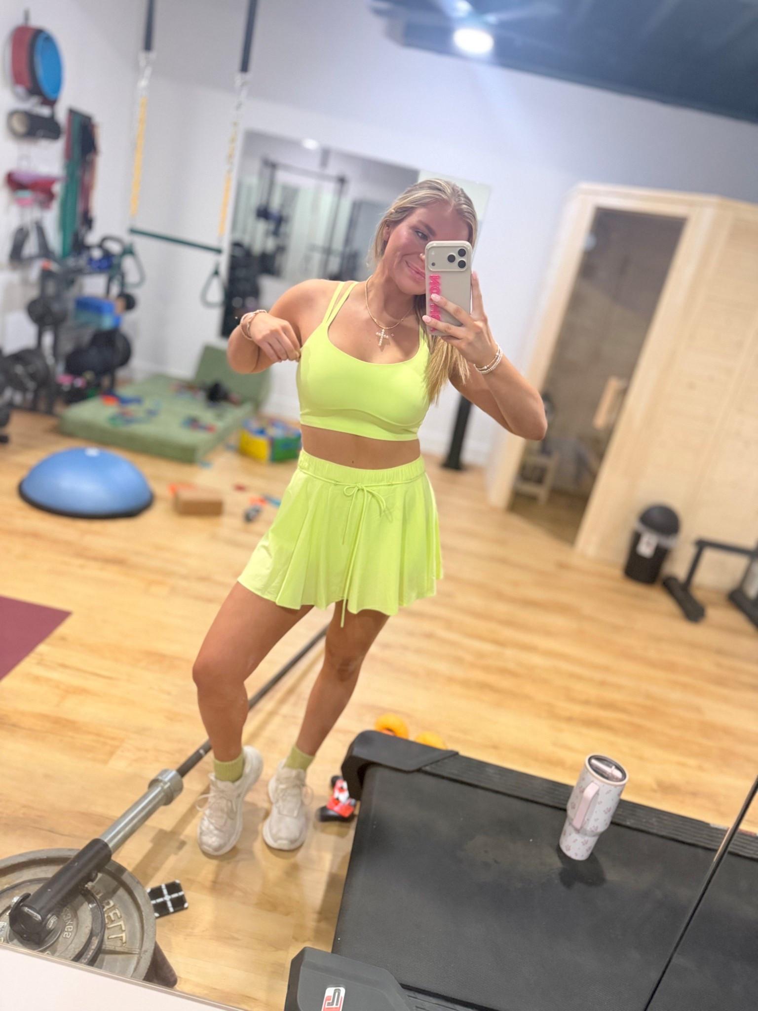 Cutie little summer athletic outfit from arie! In a medium in both! 

#LTKActive #LTKootd #LTKmomlife