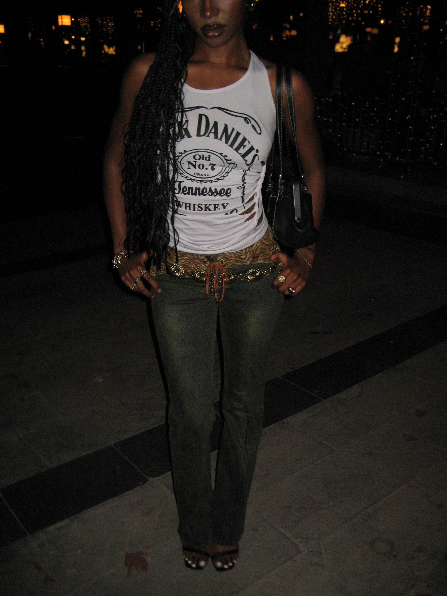 night out in antalya 🎉

the belt is exact and the top is kinda the same but in a different color. the pants are a dupe because i got them from depop 

tank top, summer outfit, y2k pants, jack daniels tank top, low rise jeans, 

#LTKSeasonal #LTKxPrime #LTKstyletip