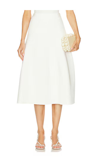 Jennifer Skirt in Ivory | Revolve Clothing (Global)