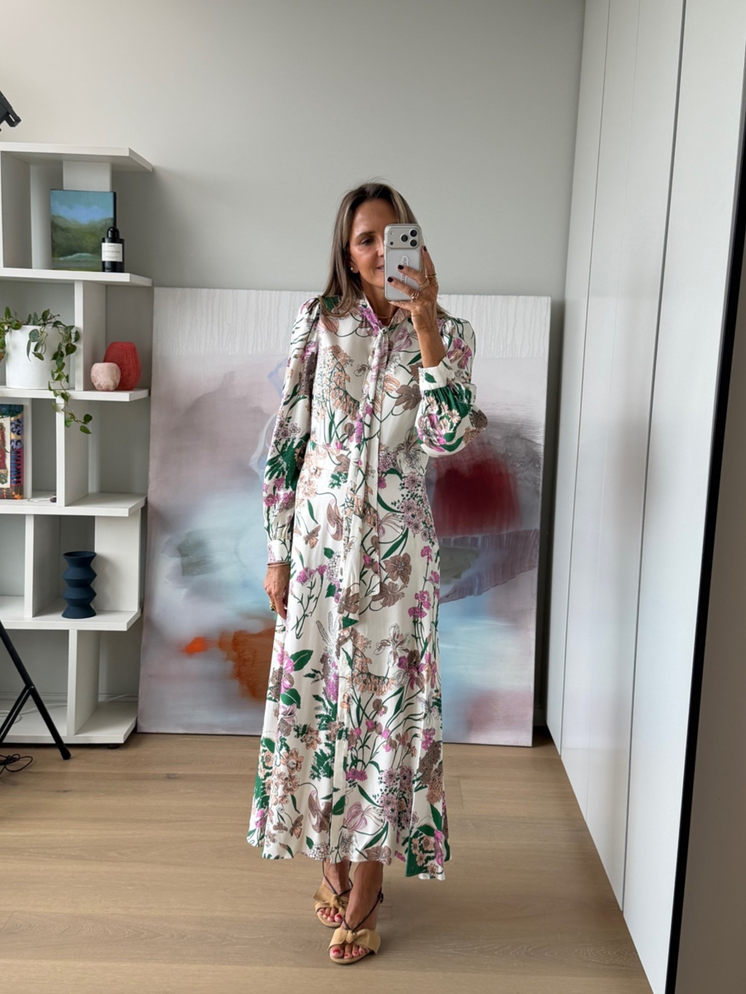 A floral transeasonal dress with a neck tie that I love.

#LTKaustralia

#LTKstyletip #LTKover50style