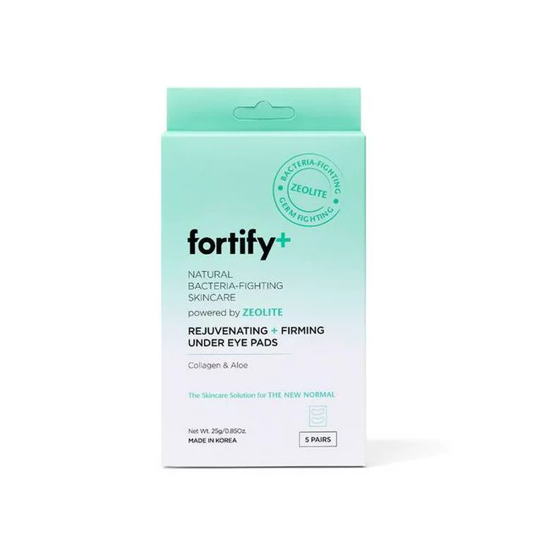 Fortify + Natural Germ-Fighting Skincare - Firming Under Eye Pads W/ Collagen & Aloe - Moisturizi... | Walmart (US)