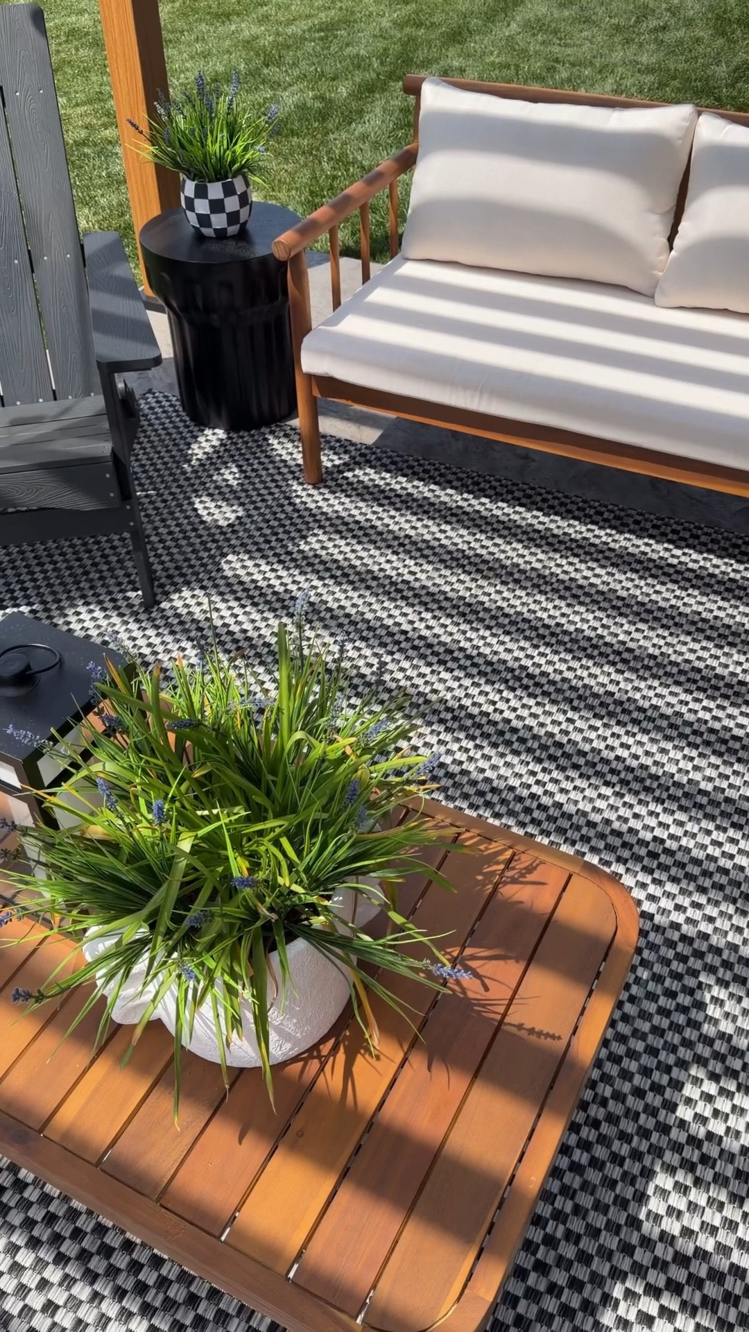 Our patio is finally ready!! 🪴
 
outdoor furniture, rug, sofa, planter, outdoor decor, summertime, patio, outdoor living 
#ad #wayfair @Wayfair #wayfairpartner 

#LTKHome